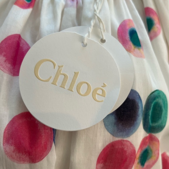 Chloe Printed Cotton Dress - Picture 3 of 5